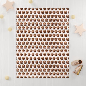 Golden Doodle Soft Fleece Baby Blanket | Dog Nursery Decor | Pet Unisex Baby Shower Gift