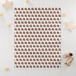 Cavalier King Charles Spaniel Soft Fleece Baby Blanket | Dog Nursery Decor | Pet Unisex Baby Shower Gift