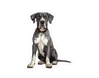 Great Dane Sticker - Vinyl Dog Decals