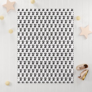Great Dane Soft Fleece Baby Blanket | Dog Nursery Decor | Pet Baby Bedding