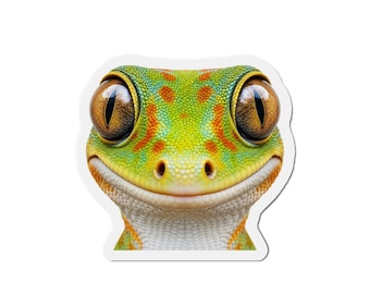 Gecko Magnet - Reptile Lover Gift - Fridge Magnet