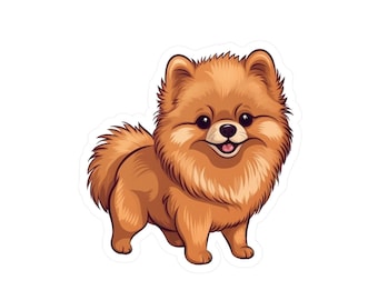 Pomeranian Sticker - Dog Vinyl Decal