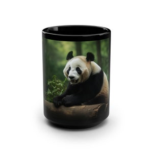 Panda-Tasse – süßes Geschenk für Tierliebhaber – 425 ml Tier-Kaffeetasse – Keramiktasse