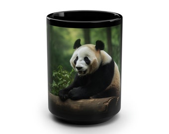 Panda Mug - Cute Gift for Animal Lover - 15oz Animal Coffee Cup - Ceramic Mug