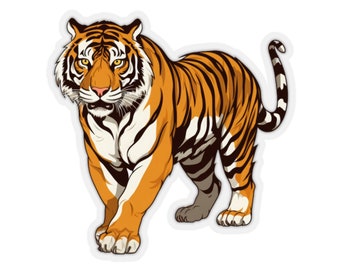 Tiger Sticker - Kiss-Cut Tiger Decal