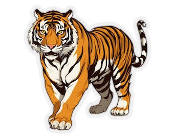 Tiger Sticker - Kiss-Cut Tiger Decal