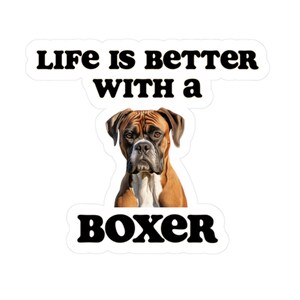 Pegatina Boxer - Calcomanías de vinilo para perros