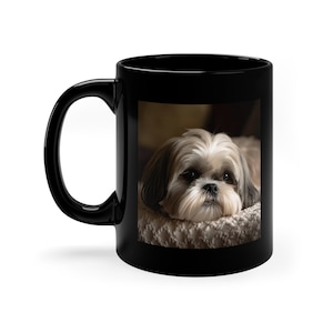 Shih Tzu Mug | 11 oz Dog Mug | Dog Mom Gift | Dog Dad Gift | Pet Coffee Cup