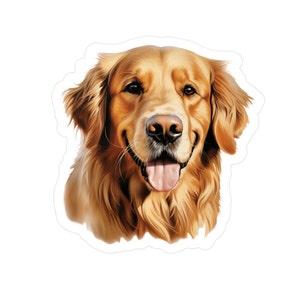 Golden Retriever Sticker - Dog Vinyl Decals