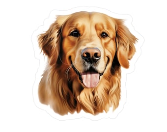 Golden Retriever Sticker - Dog Vinyl Decals