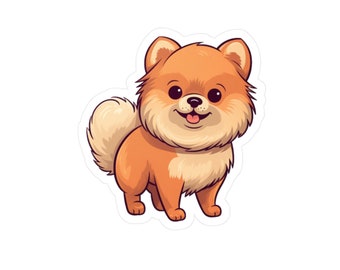 Pomeranian Sticker - Dog Vinyl Decals
