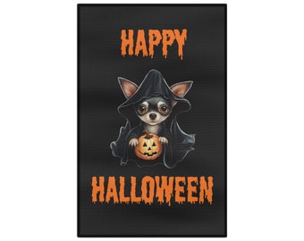 Happy Halloween Chihuahua Soft Tea Towel