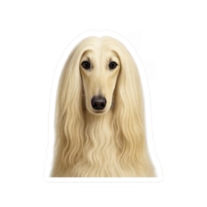 Afghan Hound decal - Afghan Hound sticker - Dog Sticker - Pet Decal - Outdoor - Indoor