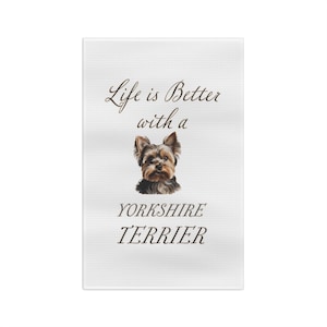 Yorkshire Terrier Soft Tea Towel
