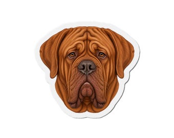 Dogue de Bordeaux Magnet - Dog Lover Gift - Fridge Magnet