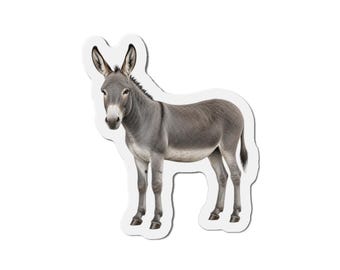 Donkey Magnet - Donkey Lover Gift - Fridge Magnet