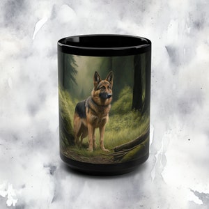 German Shepherd Mug | Dog Mom Gift | Dog Dad Present | Dog Lover Coffee Cup Gift for Him