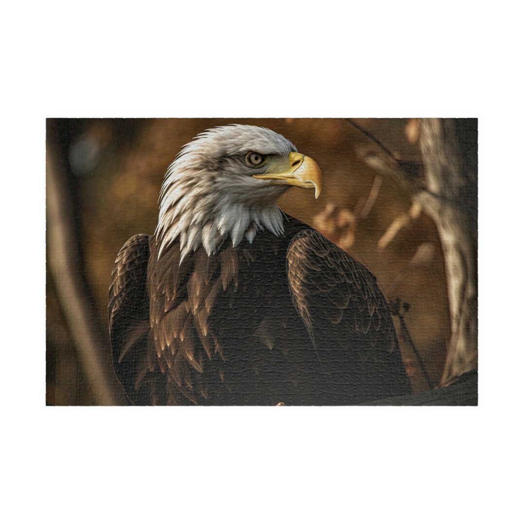 American Eagle Puzzle Bald Eagle Jigsaw Puzzle 110, 252, 500 or 1014