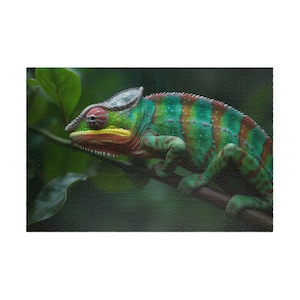 Chameleon Puzzle | Reptile Lover Gift | 110, 252, 500 or 1014-piece Jigsaw