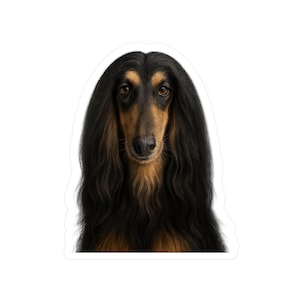Afghan Hound decal - Afghan Hound sticker - Dog Sticker - Pet Decal - Outdoor - Indoor