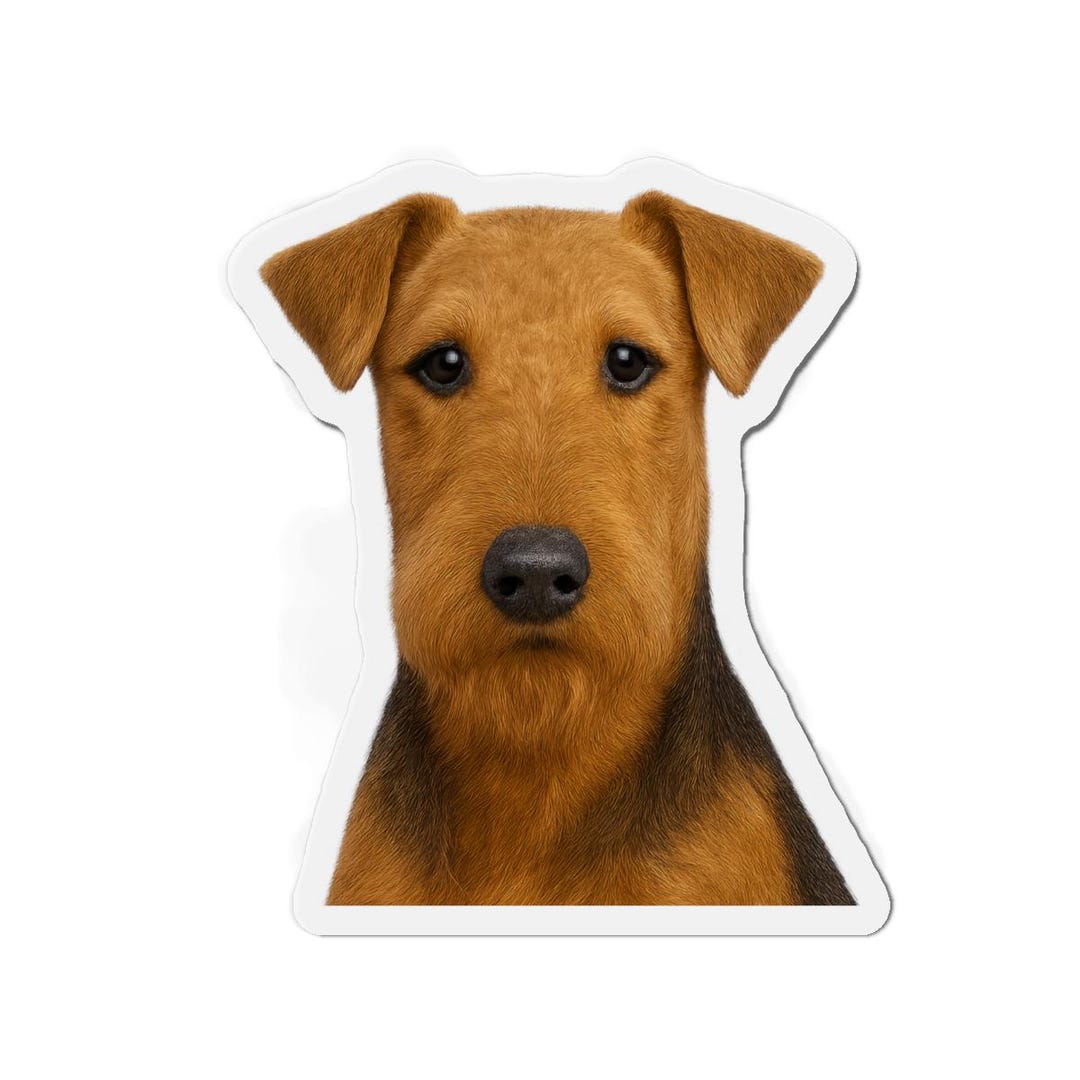 thumbnail image 2 of Airedale Terrier Fridge Magnet – 'Most Dogs Have Owners, Airedales Have Staff' – Starprint 2 of 3
