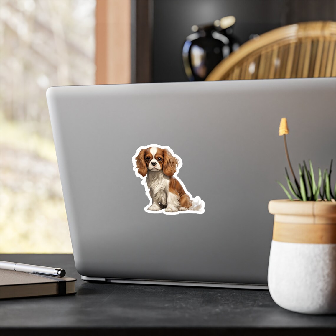 Cavalier King Charles Spaniel Sticker - Vinyl Dog Decals - Etsy