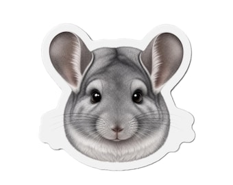 Chinchilla Magnet - Chinchilla Gift - Fridge Magnet