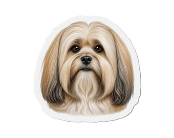 Lhasa Apso Magnet - Dog Lover Gift - Fridge Magnet