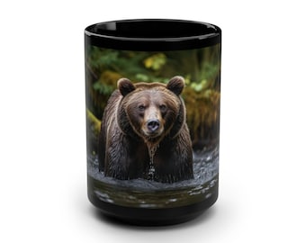 Grizzly Bear Mug - Animal Lover Gift For him