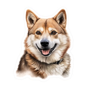 Akita Sticker | Dog Decal | Pet Car Decal | Laptop Sticker | Kiss-Cut Vinyl