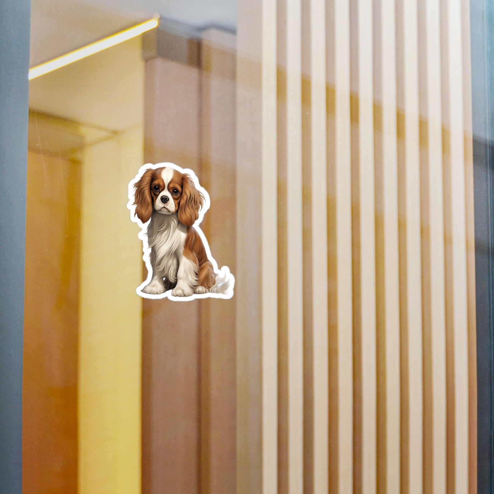 Cavalier King Charles Spaniel Sticker - Vinyl Dog Decals - Etsy