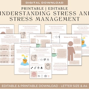 Understanding Stress and Stress Management Psychoeducation Tools and Resources for Mental Health Professionals and Counsellors | Posters