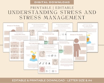 Understanding Stress and Stress Management Psychoeducation Tools and Resources for Mental Health Professionals and Counsellors | Posters
