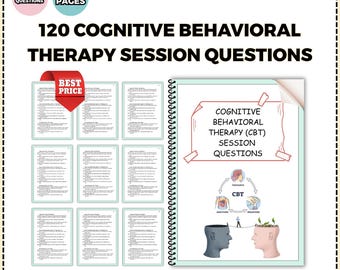 CBT Worksheets Printable – Mental Health Workbook (PDF)