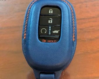 2018 - 2026 Honda Leather Key Case, CR-V, HR-V, Pilot, Honda Passport, Ridgeline, 2025 Odyssey Fob Cover, Custom Honda Key Cover Keychain