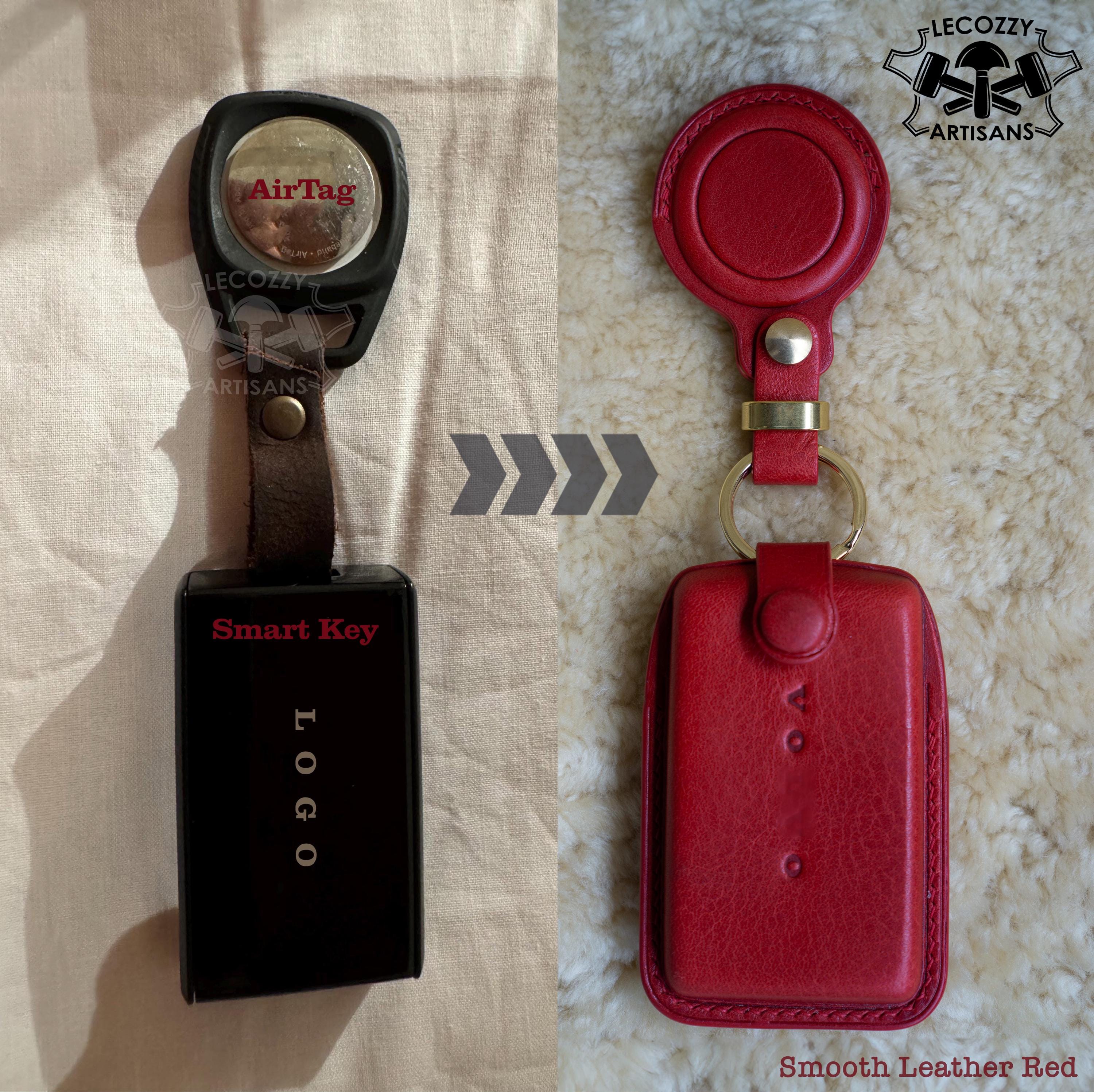 2024-2025 Volvo EX30 Leather Key Fob Cover, Volvo EX30
