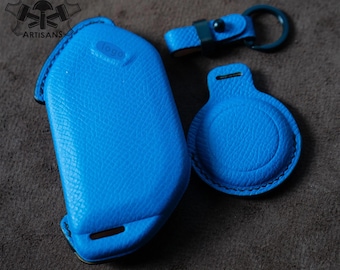 2024-2025 KIA Fob Leather Key Case, Kia Forte, K5 Soul Sportage Sorento, Niro, EV6, EV9, Carnival, Cerato Case Holder, KIA Leather Keychain