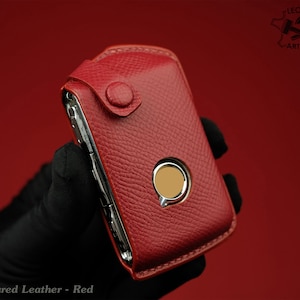 Custom Volvo Leather Key Fob Cover, Volvo Series Key Fob Case, Volvo XC90, XC60, XC40, EX90, EX30, C40, S90, S60, V60, V90 Volvo Key Fob