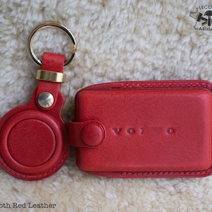 2024 2025 Volvo EX30 lederen sleutelhangercover, Volvo EX30 afstandsbediening, Volvo EX90 keyless fob, lederen Volvo Card-cover, Volvo Card Key Case