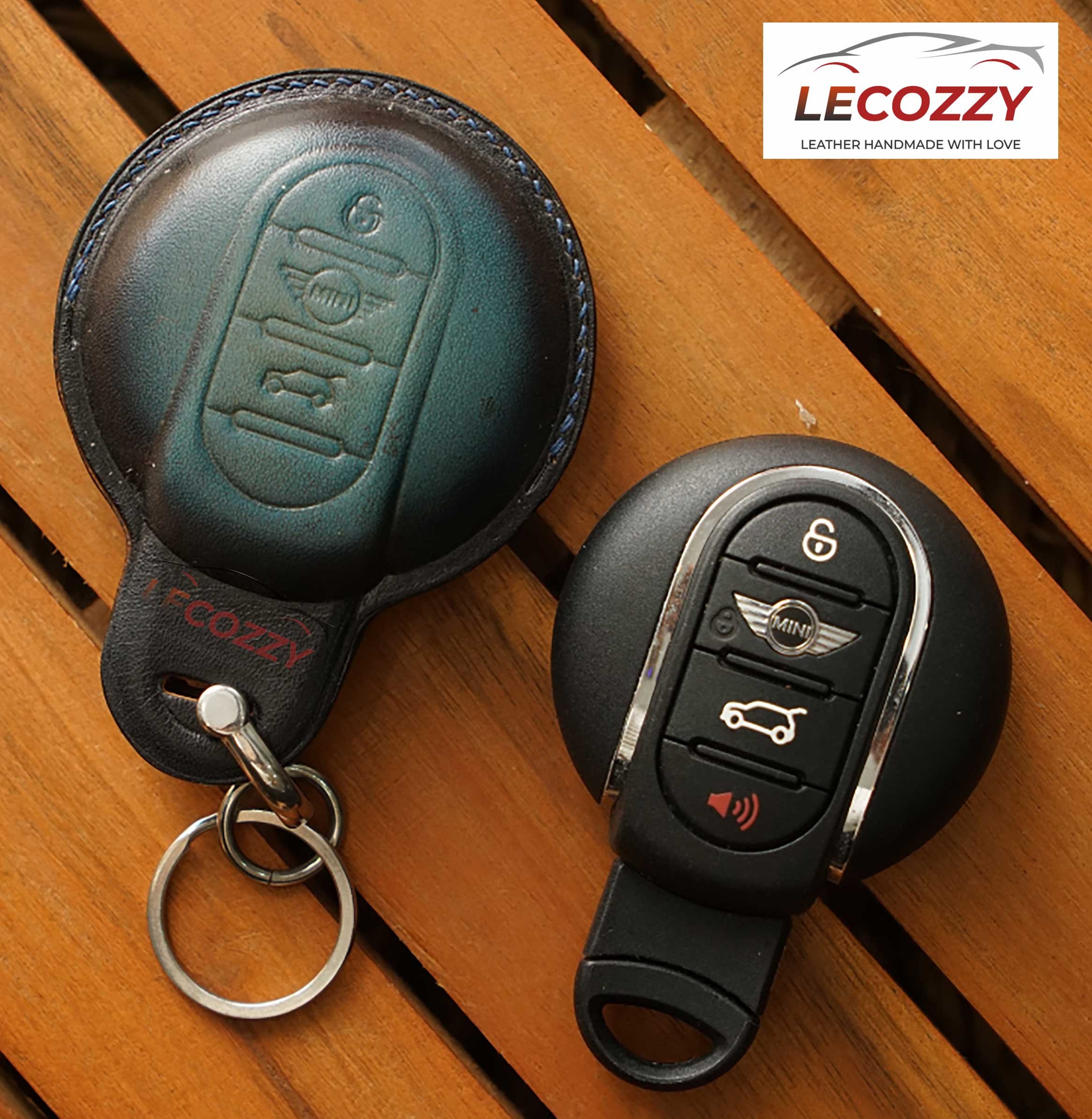 Key Ring Keys MINI COOPER S SD D One Original Countryman Paceman Clubman  Leather