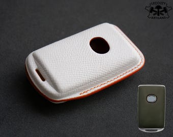 Personalized Leather Key Fob Cover for Mazda – Mazda 3, CX-5, CX-30, Miata, CX-9 Car Key Case, Custom Gift for Driver | Mazda Car Key Case