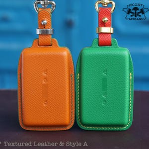 Volvo EX30 Key Fob Leather Cover, Custom EX30 Keyless Case, Volvo Fob Holder, Leather Case Key Shell Accessories, '25 Ex30 key tag cover