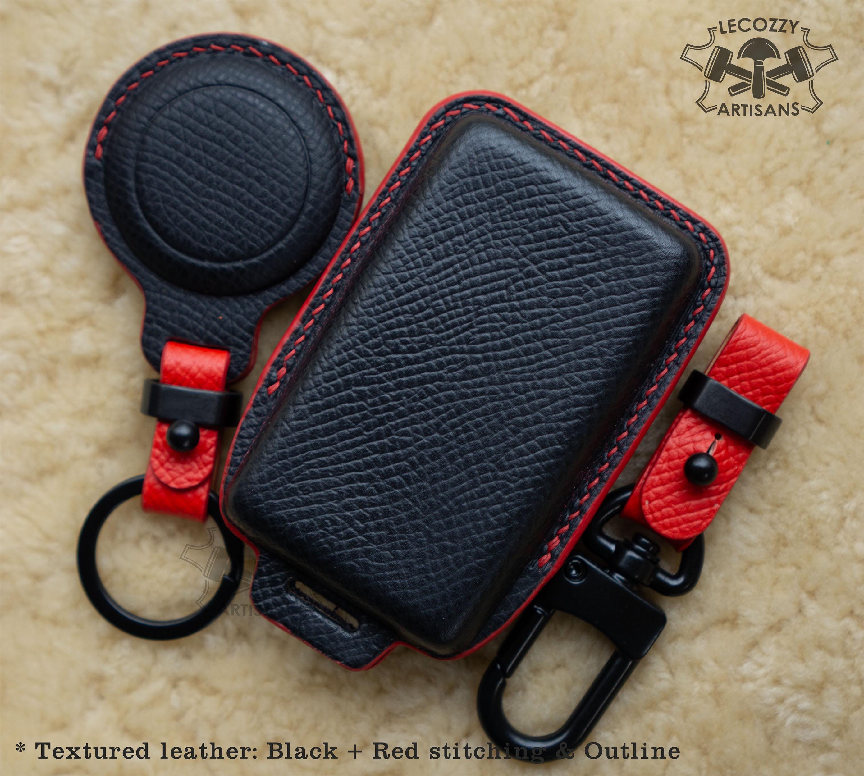 Funda De Cuero Para Llave Volvo EX30/EX40/ES90/EM90 - Carcasa Protectora Con Llavero, Compatible 2023-2025