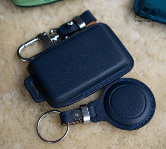 Personalized Leather Case for Volvo EX30 Key Tag Remote, 2024 2025