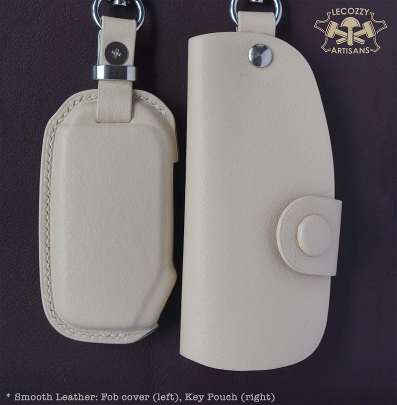 Custom Leather Key Pouch With Metal Ring, House Keys Motor Keys Cabinet ...