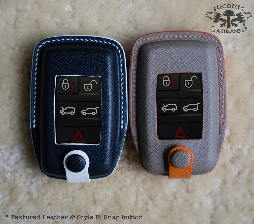 Fodero In Pelle Bovina Per Telecomando Land Rover E Jaguar – Protezione Anti Graffio E Urto – Colore Rosa