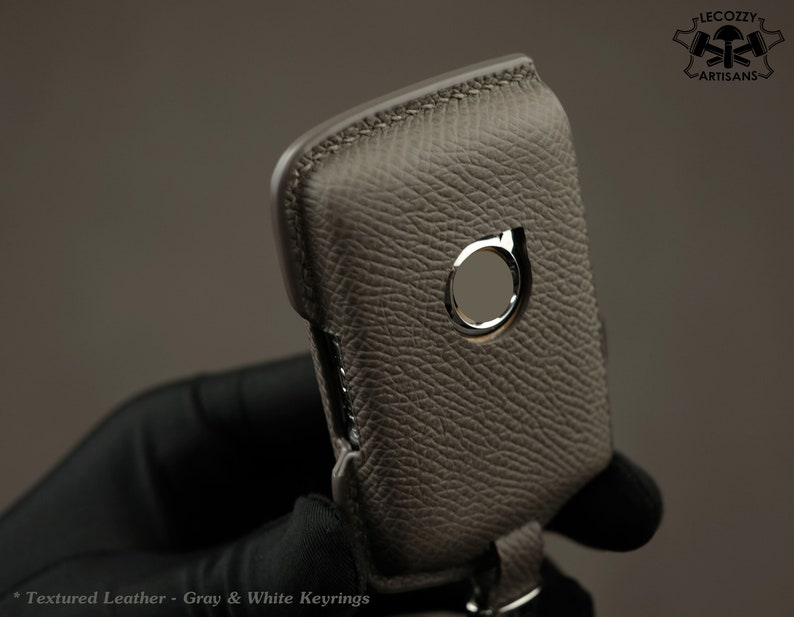 Personalized Volvo Leather Key Fob Cover, Volvo Series Key Fob Case ...
