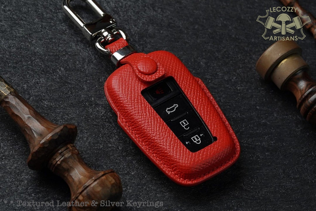 2022-2024 Toyota Highlander Leather Key Fob Case Cover, Toyota Series ...