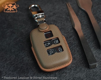 2011 - 2018 Range Rover Key Fob Case Cover, Personalize Range Rover Remote Key Cover, Leather Case for Range Rover Keyless Shell, Key Holder