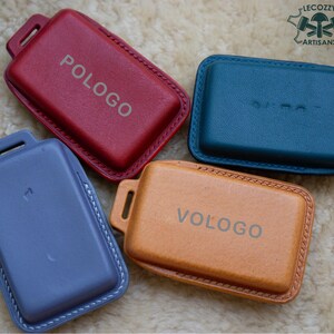 Funda para llavero Volvo EX30, funda personalizada sin llave para Volvo EX30, soporte para llavero eléctrico Volvo, accesorios de cuero para Volvo EX30 2024-2025